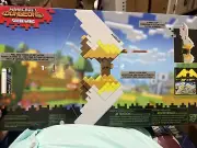 NERF Minecraft Sabrewing Motorized Blaster Bow 8 Elite Darts & Dart Clip New