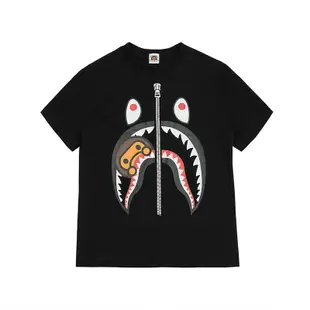 Sportlife 嬰兒 Milo 加入 Bape 鯊魚 T 卹童裝棉質兒童 T 卹