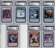 Yu-Gi-Oh Graded Card Lot Of 7 Holo Secret Rare 1st Edition Prismatic Ultra Rare