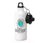 World's Best Handyman Sports Water Bottle Worlds Best Favourite Joke Funny