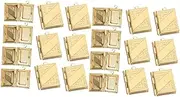 [VALICLUD] Sets Book Charms Rectangular Pocket Pendant Locket Charm for Jewelry Making