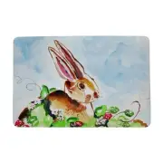 Betsy Drake Jack Rabbit Right Door Mat - 30 x 50 in.