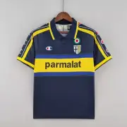Camisa de futebol Retrô Parma Away 1999/00 adulto Champion (M)