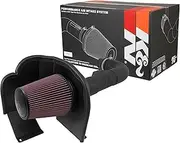 K&N Cold Air Intake System: High-Flow Air-Filter, Increase Performance & Horsepower: Compatible with 2014 CHEVROLET Silverado 1500; 2014 GMC Sierra 1500, 57-3085