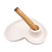 Holder, Ceramic Incense Holder Sticks, Scent Wood Stand and Ash Catcher,9653
