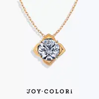 在飛比找博客來優惠-【JOY COLORi】80分 18K黃金 玫瑰圓鑽項鍊