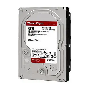 WD80EFPX 紅標Plus 8TB 3.5吋NAS硬碟