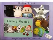 The Puppet Company Traditional Story Sets Nursery Rhymes Book and Finger Puppets Set