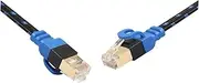 MERRYHAPY Double Shielded 10gbps Network Cable 20m Ethernet Cord Fiber Mesh High Bandwidth Fast Data Transfer Gold Plated Connectors for Router