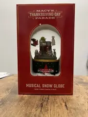 Macy's 2024 Thanksgiving Day Parade Holiday Lane Snow Globe IN HAND