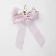 Pink Unicorn Bow Hair Clip