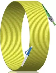 5M/16.5FT LC/UPC to ST/APC SM SX LSZH 3.0mm Indoor Fiber Optic Patch Cord