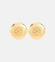 [Loewe] Loewe Anagram Pebble sterling silver earrings One Size gold