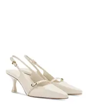 Larroude Women's Ines Pointed Toe Slingback Pumps