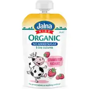 Jalna Kids No Added Sugar Yoghurt Strawberry 100g