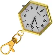 [FOMIYES] Creative Key Chain Pocket Watch Durable Key Ring Watch with Dial Stylish Hanging Design for Belt Backpack for Students and Everyday Use