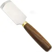 GREBSTK Round Blade Leather Knife, Stainless Steel Half Moon Leather Cutting Knifes Leathers Skiving Knife Leathers Skiving Tool DIY Hand Craft Cutting Tool