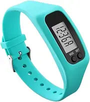 LED Pedometer Wristband Wrist Calorie Counter 12/24 Hours Display Walking Running Pedometer Multifunction Silicone Pedometer, for Adults Kids