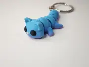 Cute Articulated Fidget Girl Cat Kitten Stress Autism Gift Mini Toy Keychain