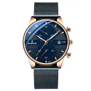 Men Multifunctional Luminous Quartz Watch - Business Style