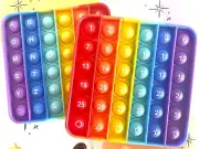 Pop It 2PK NUMBERS LETTERS ABC & Count Add Subtract 1-30 Bubble Kid Toy Stress
