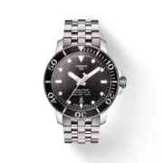 Tissot T-Sport Seastar 1000 Powermatic 80 Black Dial 43mm Watch T1204071105100