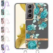 For Samsung Galaxy S22/S21/S20 Plus Ultra Case Shockproof Lanyard Phone Cover