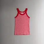 《白木11》 ROBERT P MILLER 831C ATHLETIC TANK 24SS 條紋 螺紋 寬肩帶 背心