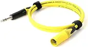 ROBAUN 1PC Microphone Cable XLR 3-Pin to Jack 6.5mm Mic Aux Cord TRS 6.35 Mm/6.5 Mm Male to XLR Male Cord for AMP Pro Audio(Yellow,8m)