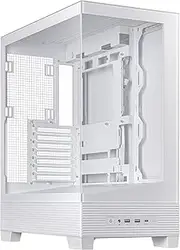 ASUS A31 ATX Compatible PC Case Connector Motherboard 360mm Radiator, 380mm Graphics Card Support, White
