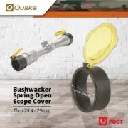 Quake Bushwacker Flip On Scope Cover Rifle Optic Amber See-thru 25.4-29.0mm #1