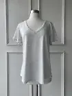 | COUNTRY ROAD | v-neck cotton slub tee light grey | $49.95 | SIZE: L,14 new