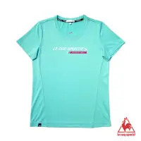 在飛比找momo購物網優惠-【LE COQ SPORTIF 公雞】短袖T恤 女-碧綠-L