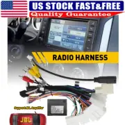Car Stereo Radio Power Harness Cable Support JBL AMP For Toyota Plug and Play (for: Subaru)