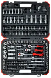 Gedore Red Socket set 1/4 + 3/8 + 1/2 172 pcs R45603172