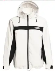 Quicksilver Live Wire Snow Jacket White Nimbus Cloud X-Large New