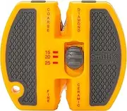 Smith's 50917 2-Step Adjustable Knife Sharpener, Yellow