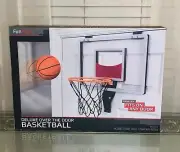 Deluxe Over The Door Basketball Hoop with BackBoard and Ball