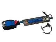 Ocean & Earth Bodyboard Blue Basic Coil Wrist Body board Leash With Leash Plug