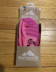 Euro Ski Socks Superlite Over The Calf Fuchsia Size Small (M)4-7 (W) 5-8