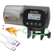 Automatic Fish Feeder, Easy Setup Auto Fish Food Dispenser with USB Cable,