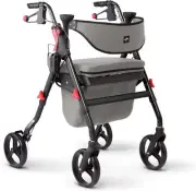 Medline Premium Empower Rollator Walker, Black, #MDS86845BK ~ NEW
