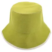 Shower Cap Man Miss Sauna Hat Absorbent Heat Denim Bucket Russian for
