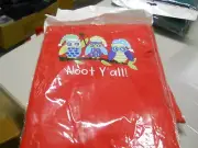 TWO LUMPS OF SUGAR OWLS CROSS BACK APRON COOKING GRILLING CONFURED