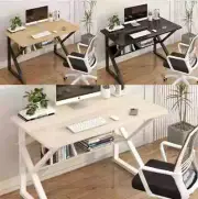 Computer Desk Study Home Office Table Student Drawer Workstation Storage