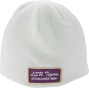 ZHATS NCAA Officially Licensed Beanie Edge Patch Brick White