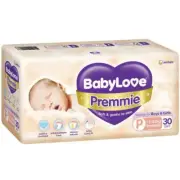 Babylove Premmie Nappies 30 Pack
