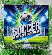 Soccer Ornament - Soccer is My Love Language