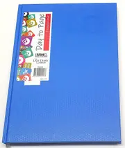 2025-2026 Financial Year Diary Everyday A4 Day to Page Blue Last Diary Company FEA41BL