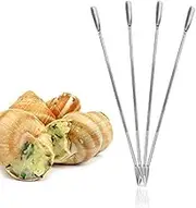 Metaltex Lobster Shellfish Forks Stainless Steel, Set of 4, 18 cm